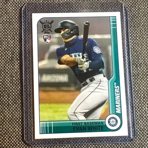 MLB | Other | Evan White Rookie Card 22 Topps Big League Baseball Seattle  Mariners | Poshmark